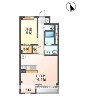 ミルト【3階】の間取り