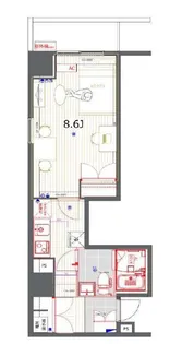 ハイリーフ芝大門【3階】の間取り
