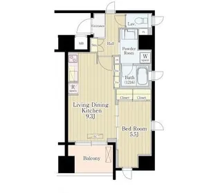 東京都品川区西五反田2【マンション】の間取り