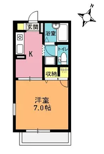 セントラル・ヴィレッジE棟【2階】の間取り