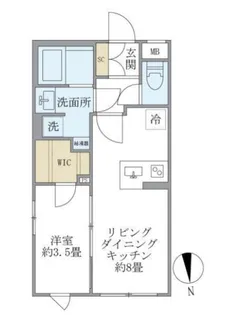 東京都目黒区鷹番2【マンション】の間取り