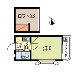 ヴィレッジフローラ【1階】の間取り
