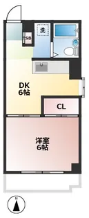 プチプルハイム都立大【2階】の間取り