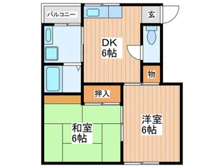 田原マンション【3階】の間取り