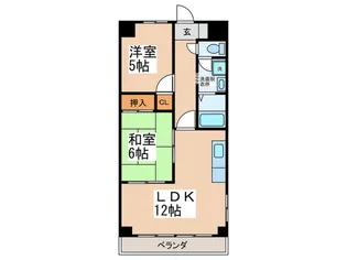 ウッドファイブ2【4階】の間取り