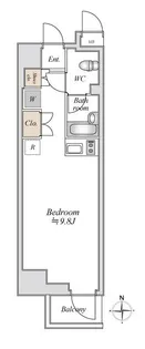 アパートメンツ綱島【6階】の間取り