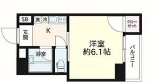 プリンセスコート東麻布【4階】の間取り