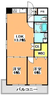 ハイツ冨士【4階】の間取り