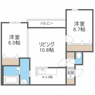 Cozy Place栄通【1階】の間取り