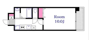 Lutella河原町【2階】の間取り