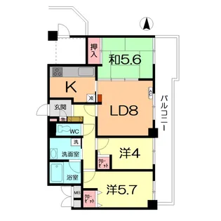 サンフィール大宮宮原 1506号室【15階】の間取り