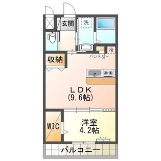 パセオ牧【2階】の間取り