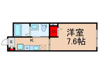 ランズ富士見台【1階】の間取り