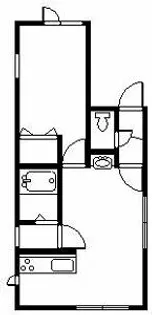 ハイツトレジャー冴【1階】の間取り