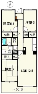 第三クリアーヴューヴィラ【3階】の間取り