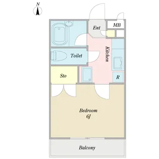 ラクセル 壱番館【2階】の間取り