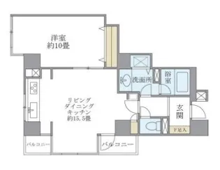 ノースウエストヒル【4階】の間取り