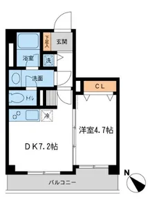 ルクレ初台【2階】の間取り