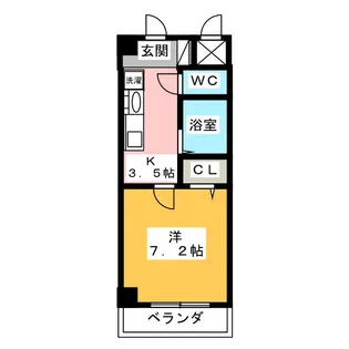 ベレーサ金山【4階】の間取り