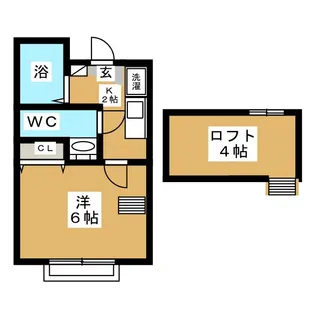 メゾンフラワー高円寺南【1階】の間取り