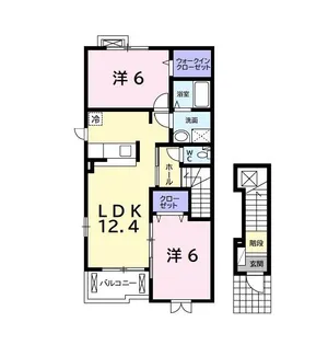 メゾン アルモニーI【2階】の間取り