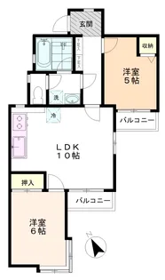 マイヨーヌ南馬込【3階】の間取り