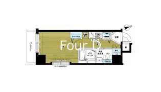 アヴァンティーク銀座東【8階】の間取り