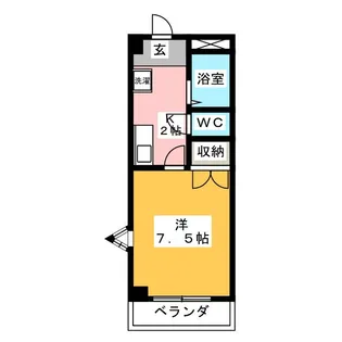 サンビューラー【2階】の間取り