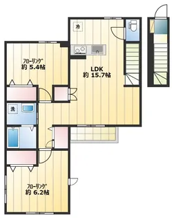 エスポワール【2階】の間取り