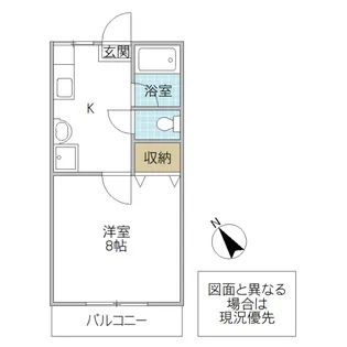 桜コーポ・フジタ【2階】の間取り