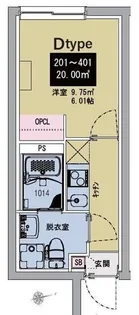 MAXIV CITY神楽坂【2階】の間取り