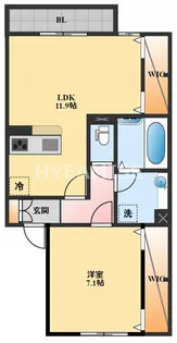 レオアンドレン【2階】の間取り