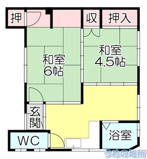 渡辺ハイツ【3階】の間取り