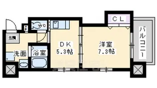 プリエール石津【4階】の間取り