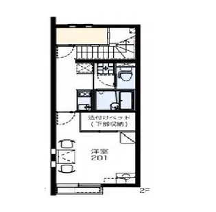 レオネクストパレス市場【2階】の間取り