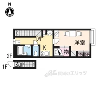レオパレス悠【2階】の間取り