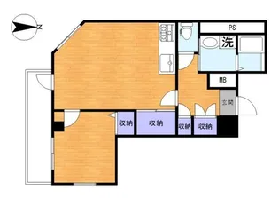 ウェルハイムI【8階】の間取り