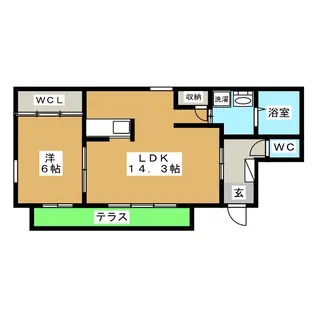 StageII【1階】の間取り