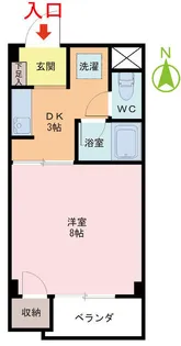 光陽フラッツ【2階】の間取り