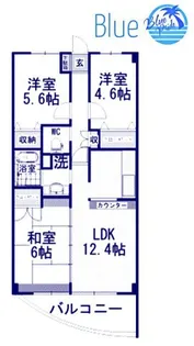 キュービックフォレスト1【2階】の間取り