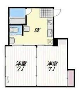 西荻セントラルマンション【2階】の間取り