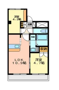 サンモール三国ヶ丘【1階】の間取り