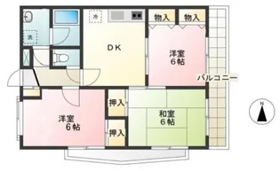 エクセル府中【3階】の間取り