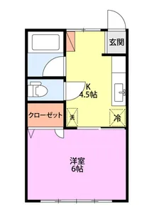 ベルトピア新潟12【2階】の間取り