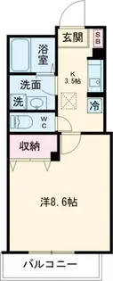 エミネンス多摩川【1階】の間取り