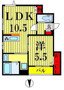 レ セレニタII【3階】の間取り