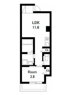 GLEN VILLA・K【1階】の間取り