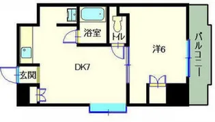 光レジデンス【8階】の間取り