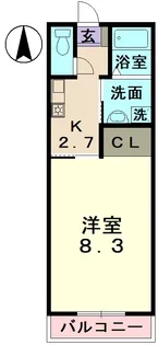 カーサオネスト金岡【1階】の間取り
