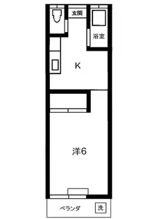 浜ハウス【2階】の間取り